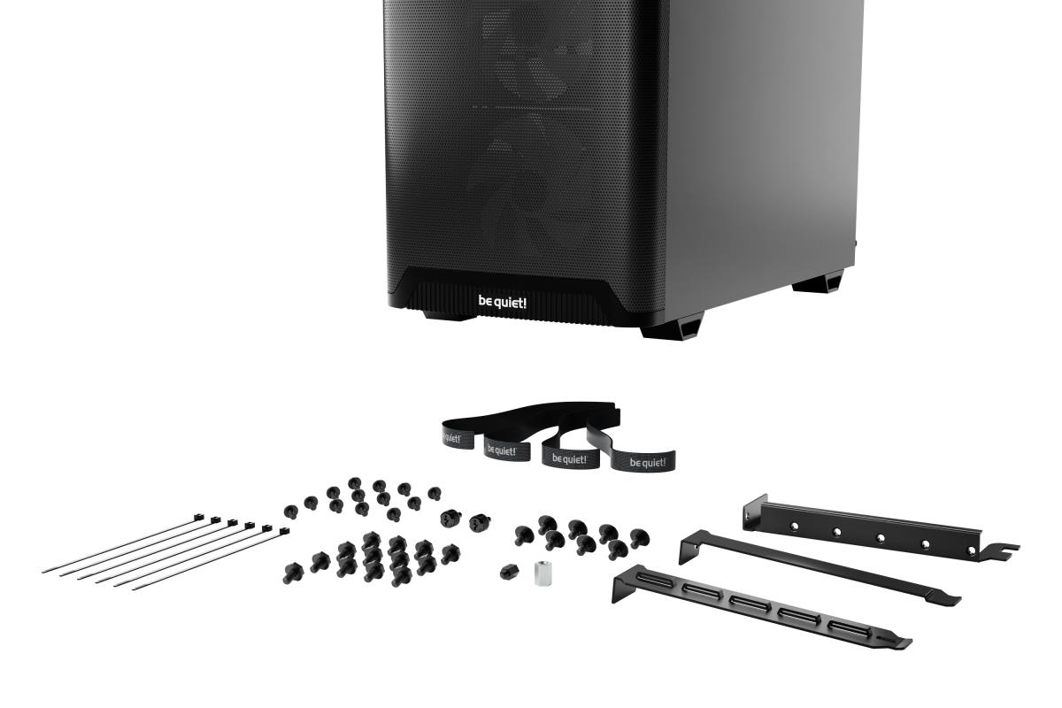 be quiet! BGW78 Pure Base 501 LX Mid Tower Gaming Case, 1 x USB Type-C / 2 x USB 3.0, Tempered Glass Side Panel, 4 x Pre-Installed Light Wings LX Fans, ATX / M-ATX / Mini-ITX Compatible thumbnail