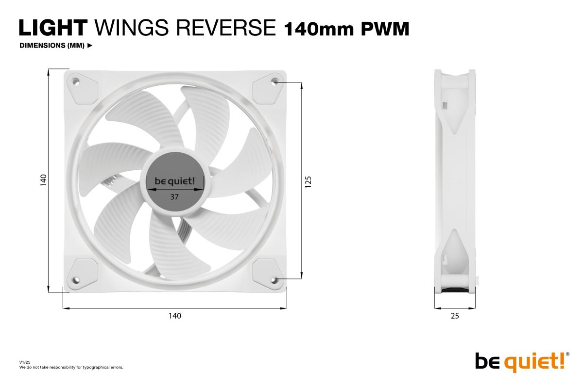 LIGHT WINGS 14CM PWM ARGB FAN 1300 R thumbnail