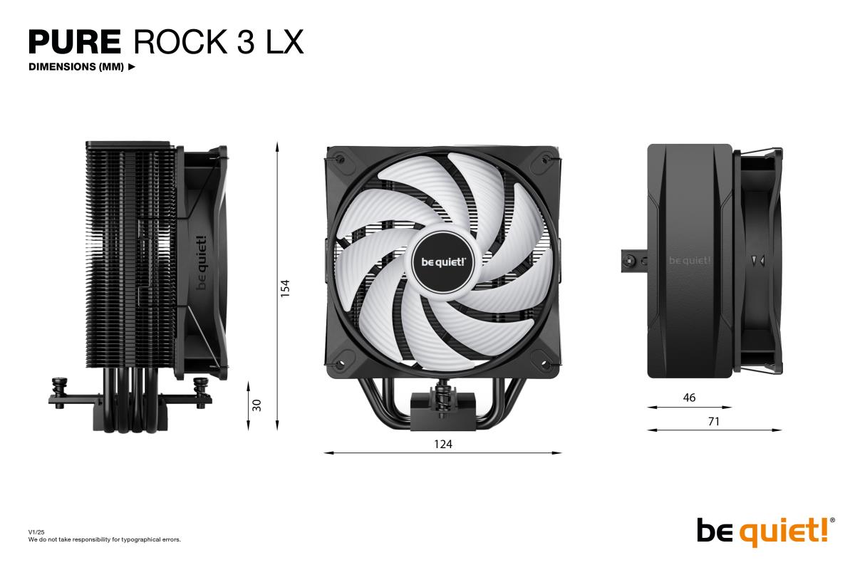 PURE ROCK 3 LX ARGB HEATSINK & FAN 1 thumbnail