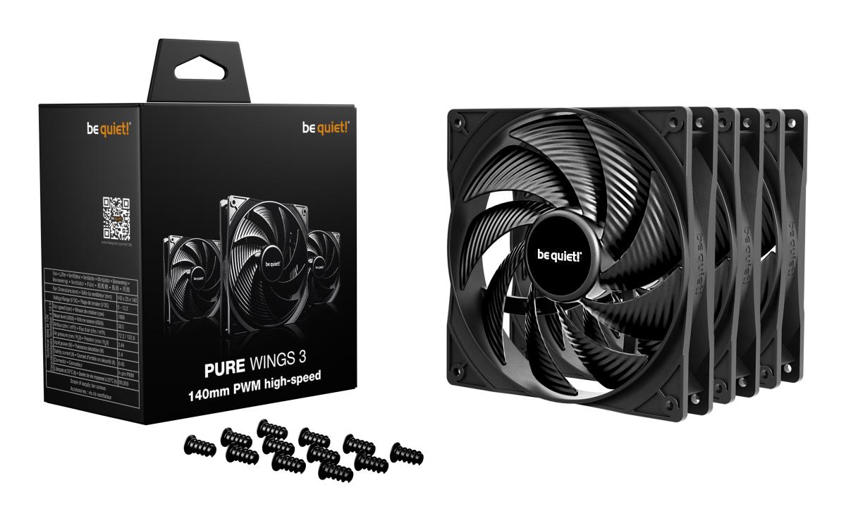 140MM FAN PURE WINGS 3 PWMHS 3PK BK thumbnail