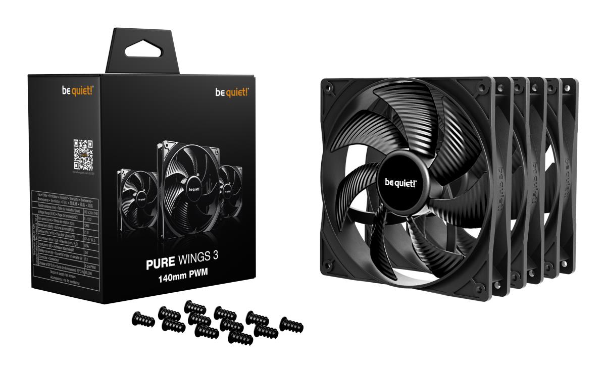 140MM FAN PURE WINGS 3 PWM 3PK BK thumbnail