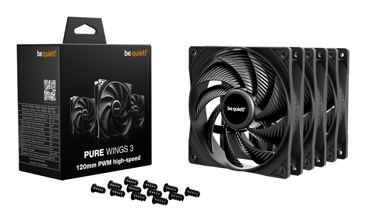 120MM FAN PURE WINGS 3 PWMHS 3PK BK thumbnail