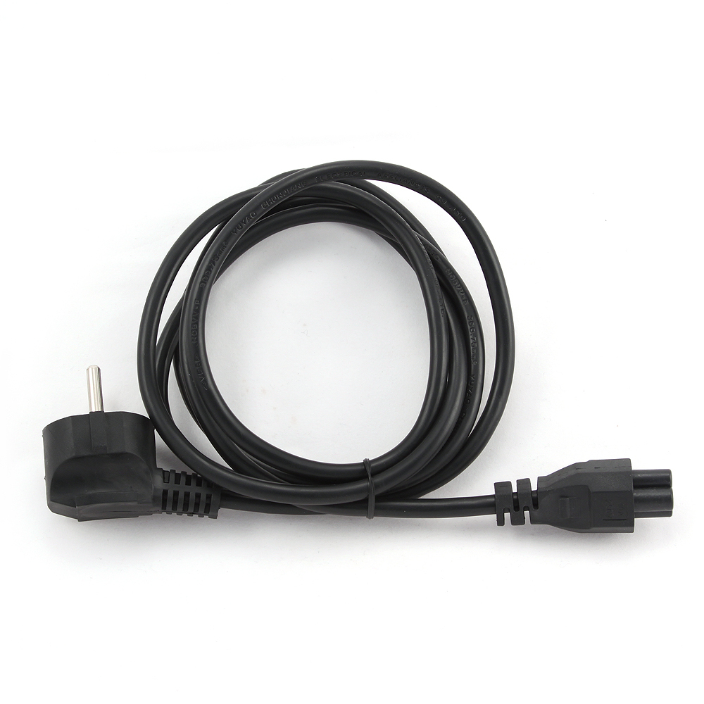 EU Product - Stromkabel Schuko auf C5 VDE-gepr�ft, schwarz 3.0m thumbnail