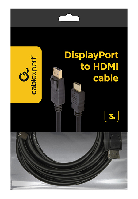 EU Product - Display port zu HDMI Kabel, 3m thumbnail