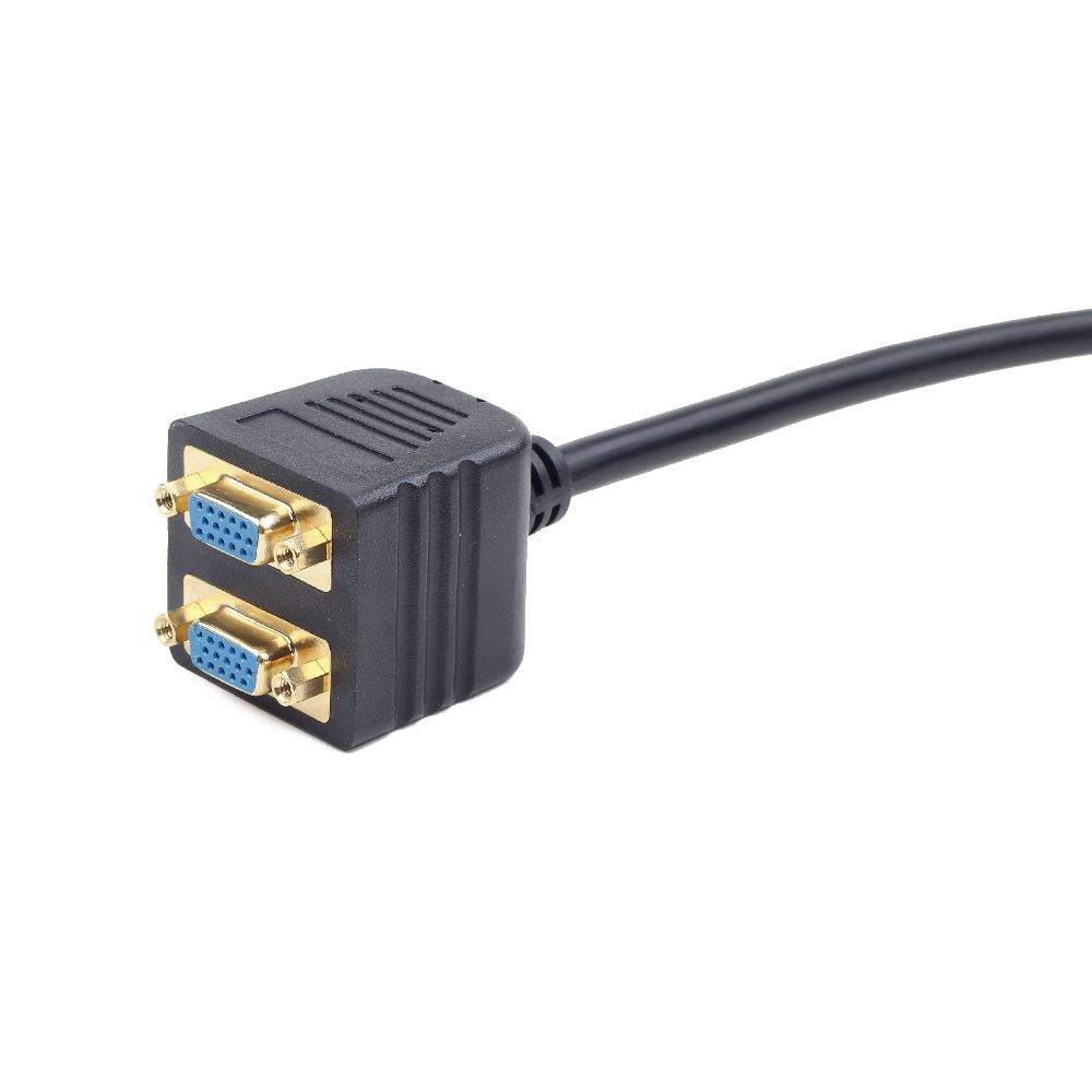 Gembird CC-VGAX2-20CM VGA cable 0.2 m VGA (D-Sub) 2 x VGA (D-Sub) Black thumbnail
