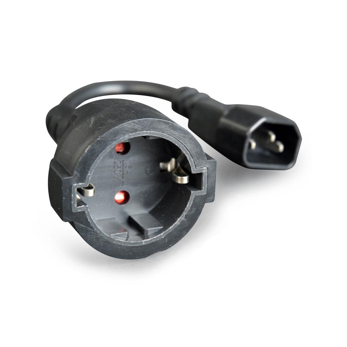 EU Product - Netzadapterkabel (C14-Stecker auf Schuko-Buchse) thumbnail