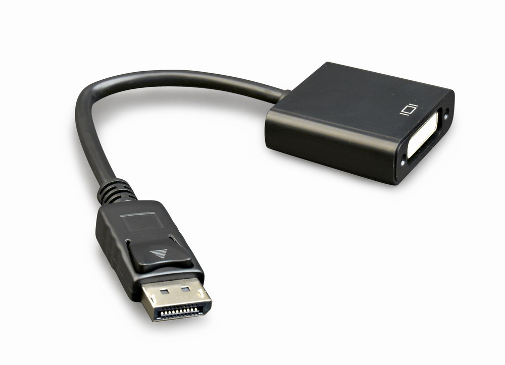 EU Product - DisplayPort -> DVI - Adapterkabel, schwarz thumbnail
