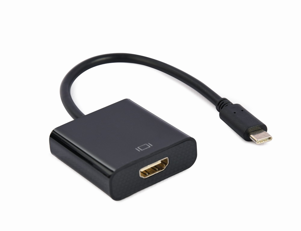 EU Product - USB-C auf HDMI Adapter, schwarz 4k@60 Hz thumbnail