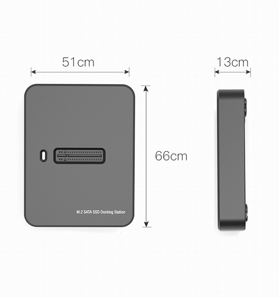 EU Product - Desktop-USB-Typ-C-M.2-SATA- Dockingstation, schw. thumbnail