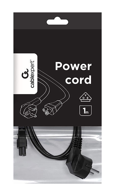EU Product - Netzkabel (C5), VDE-gepr�ft, 1m thumbnail