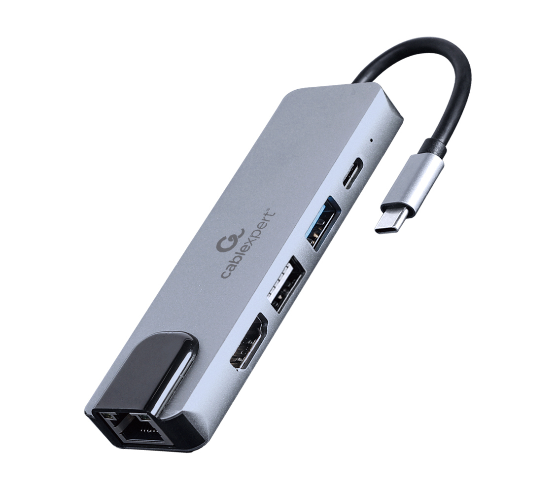EU Product - USB Typ-C 5-in-1 Kombi-Adapter thumbnail