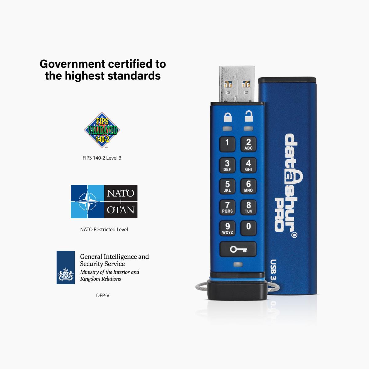 datAshur Pro USB3 256-bit 16GB thumbnail