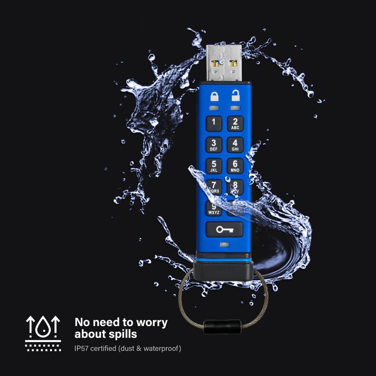 datAshur Pro USB3 256-bit 8GB thumbnail