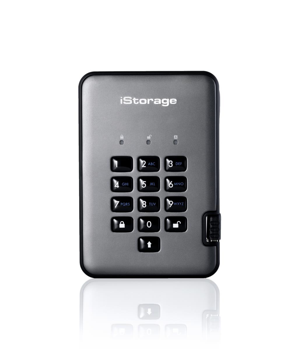 diskAshur Pro2 256-bit 2TB - Classified - Graphite thumbnail