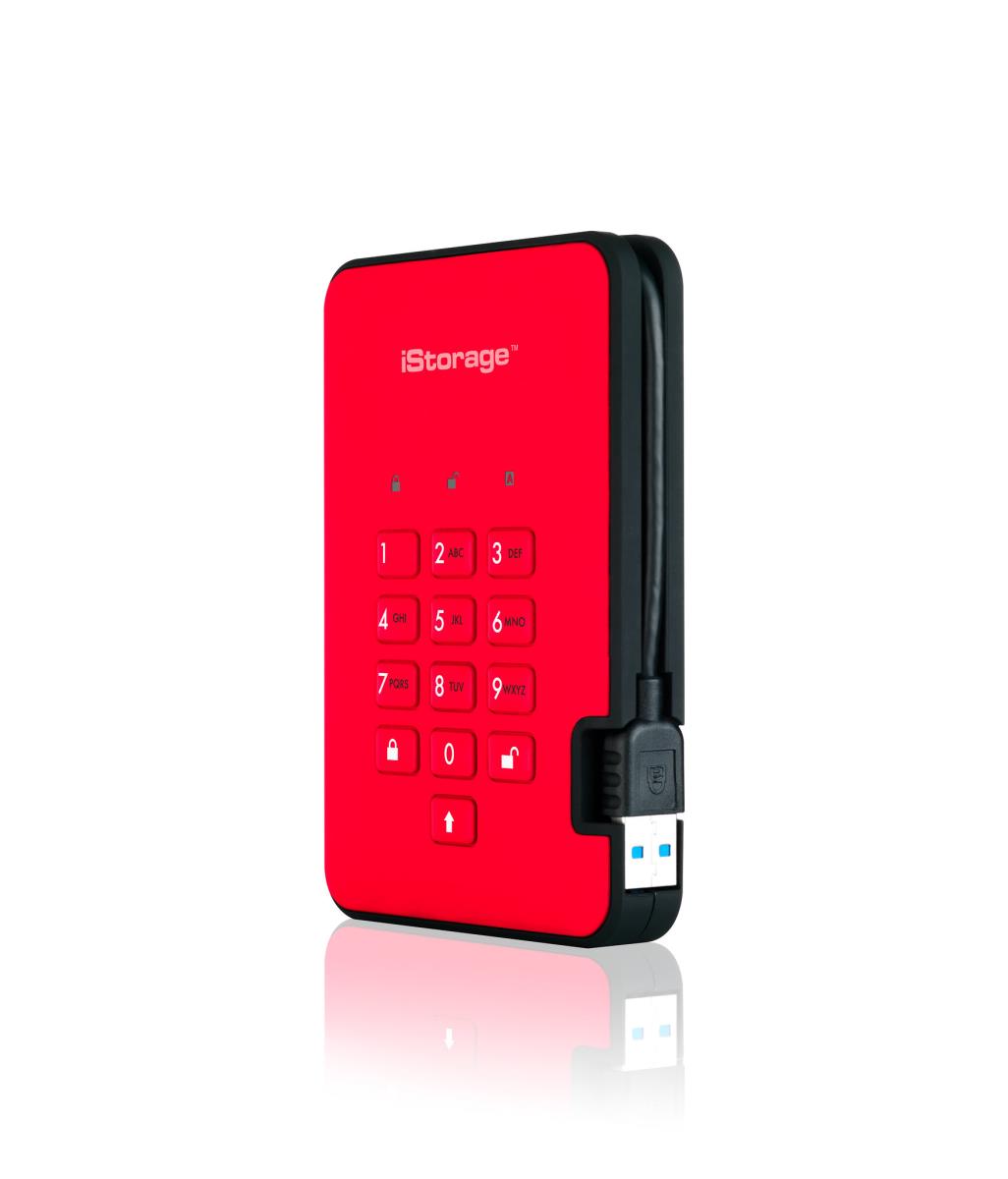 diskAshur2 256-bit 500GB - Red thumbnail