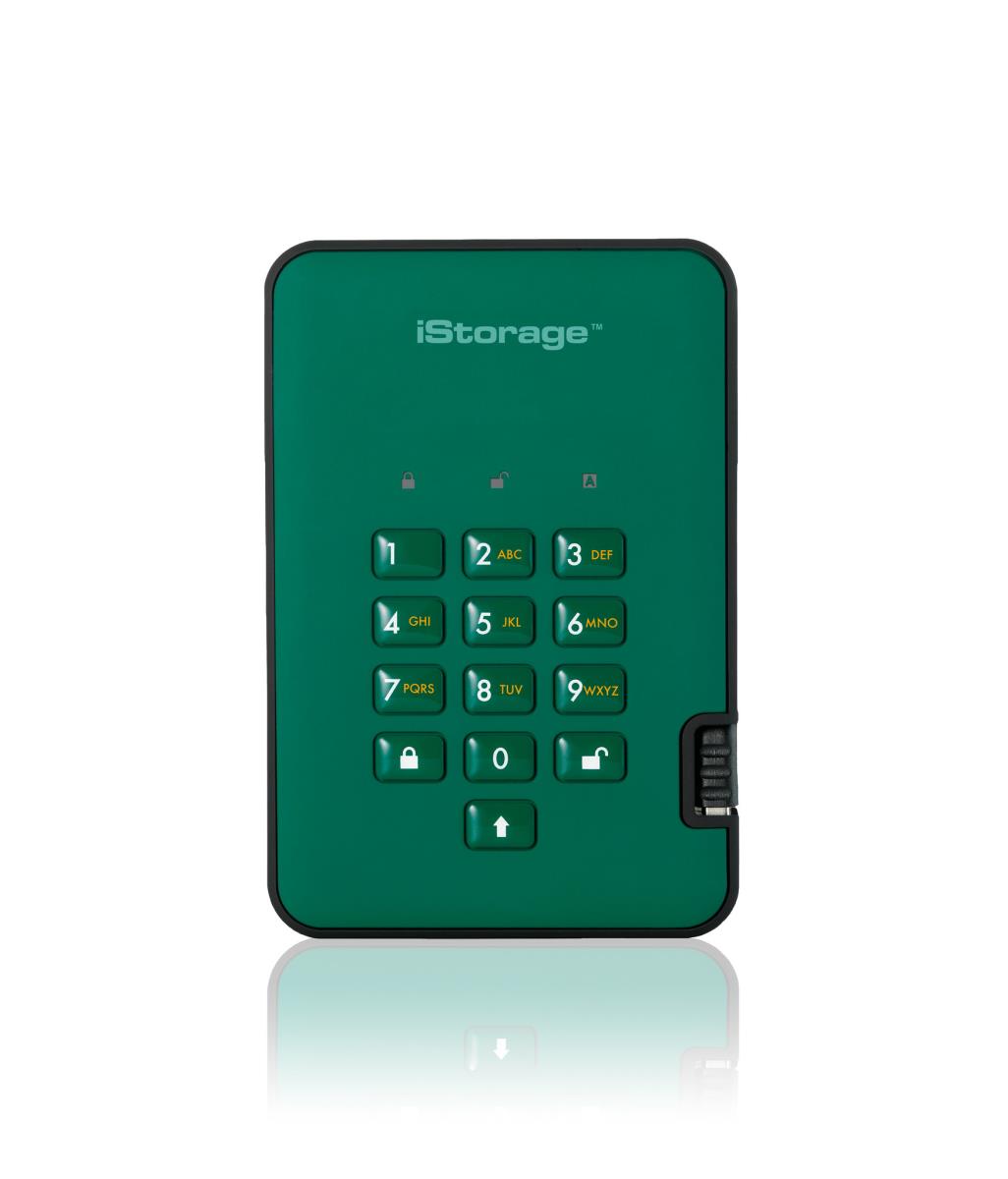 diskAshur2 SSD 256-bit 2TB - Green thumbnail