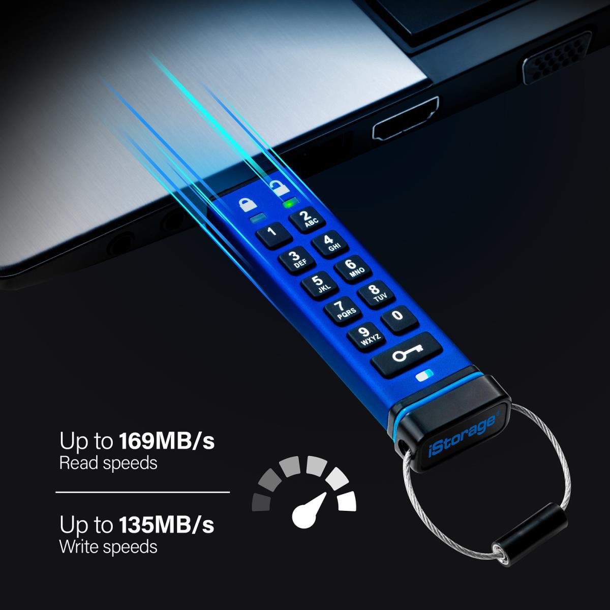 datAshur Pro USB3 256-bit 128GB thumbnail
