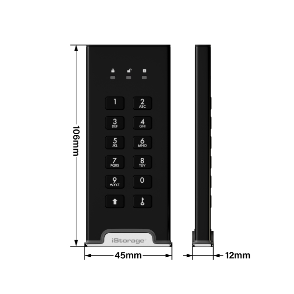 diskAshur M2 USB3 256-bit 1TB thumbnail