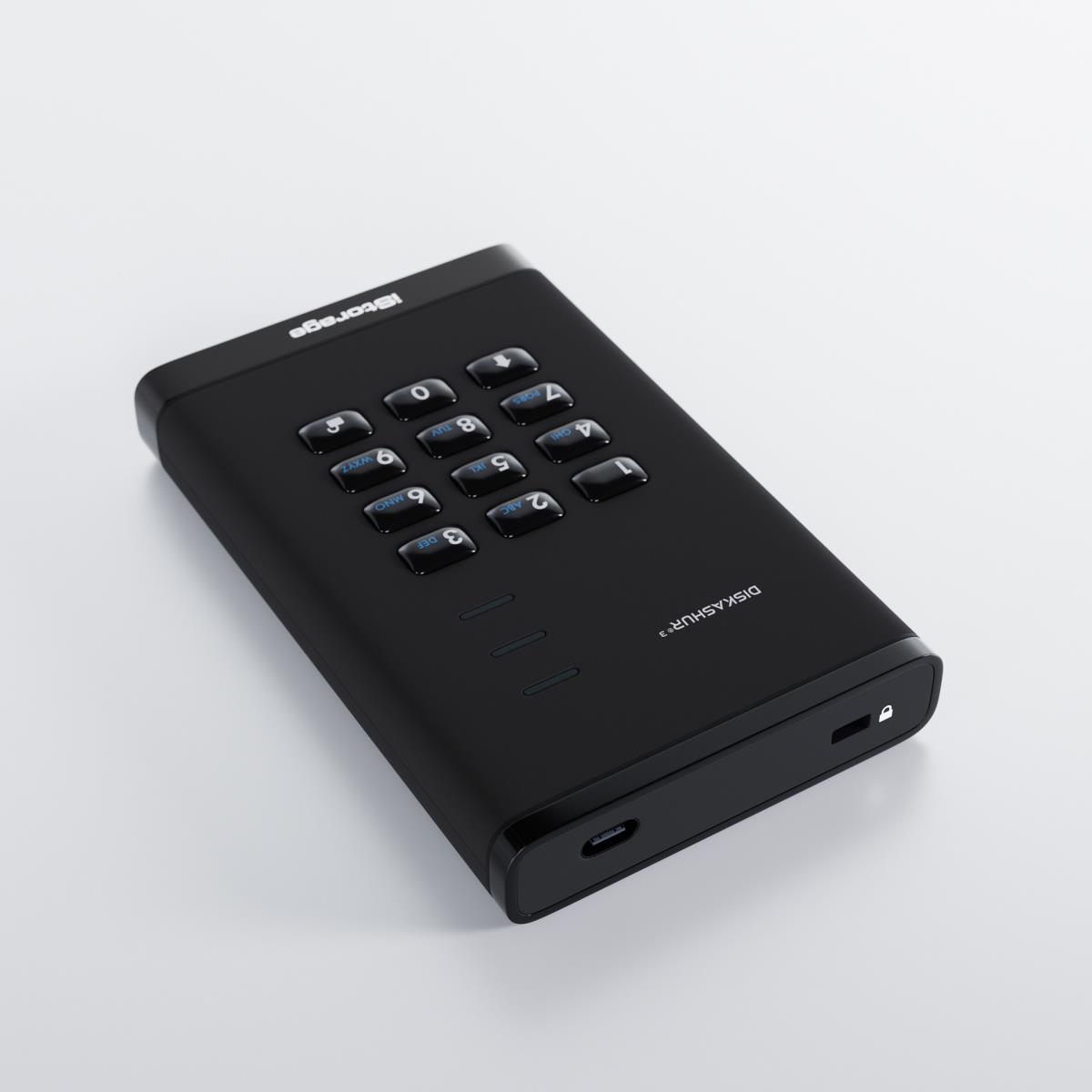 diskAshur3 HDD 256-bit 2TB - Black thumbnail