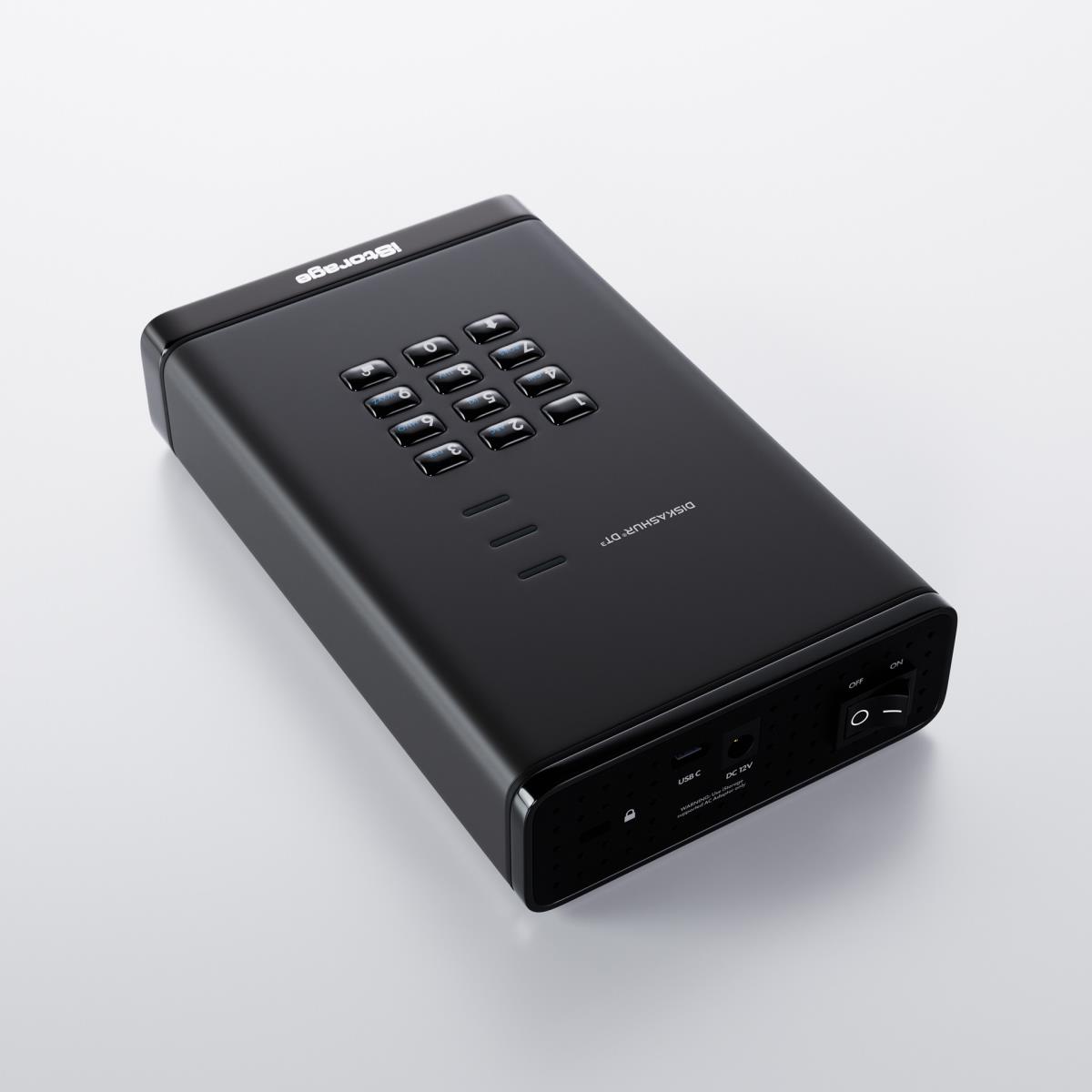 diskAshur DT3 HDD 256-bit 12TB FIPS 140-3 Level 3 thumbnail