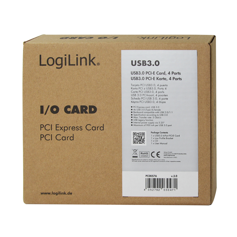 EU Product - PCI Express Karte, 4x USB 3.0 thumbnail
