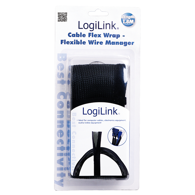EU Product - Kabelschlauch flexibel 1,8m schwarz thumbnail
