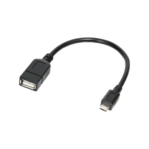 EU Product - USB Kabel A -> micro B Bu/St  0.20m sw  OTG thumbnail