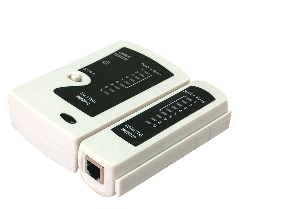 EU Product - Kabeltester Netzwerk RJ45/RJ12/RJ11 Stecker thumbnail