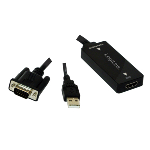 EU Product - Konverter VGA m. Audio zu HDMI konform m.High Spee thumbnail