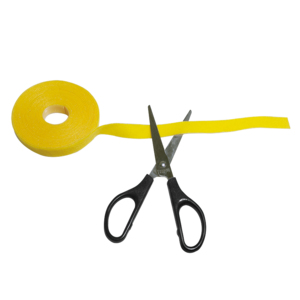 EU Product - Klettband,    gelb, Breite: 16 mm, auf Rolle, 4 m thumbnail