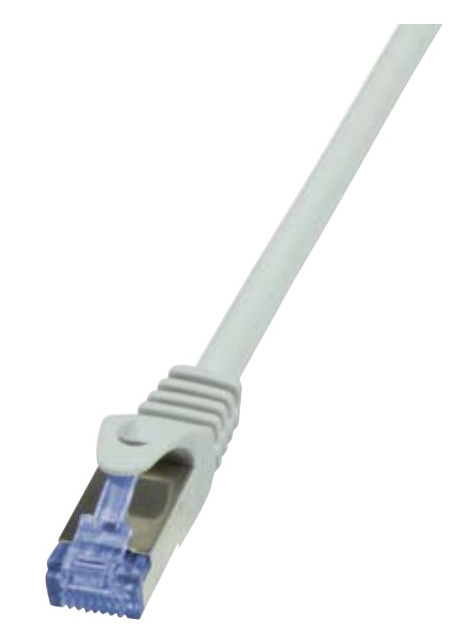 EU Product - Patchkabel CAT6A  S/FTP AWG26 PIMF  3,00m grau thumbnail