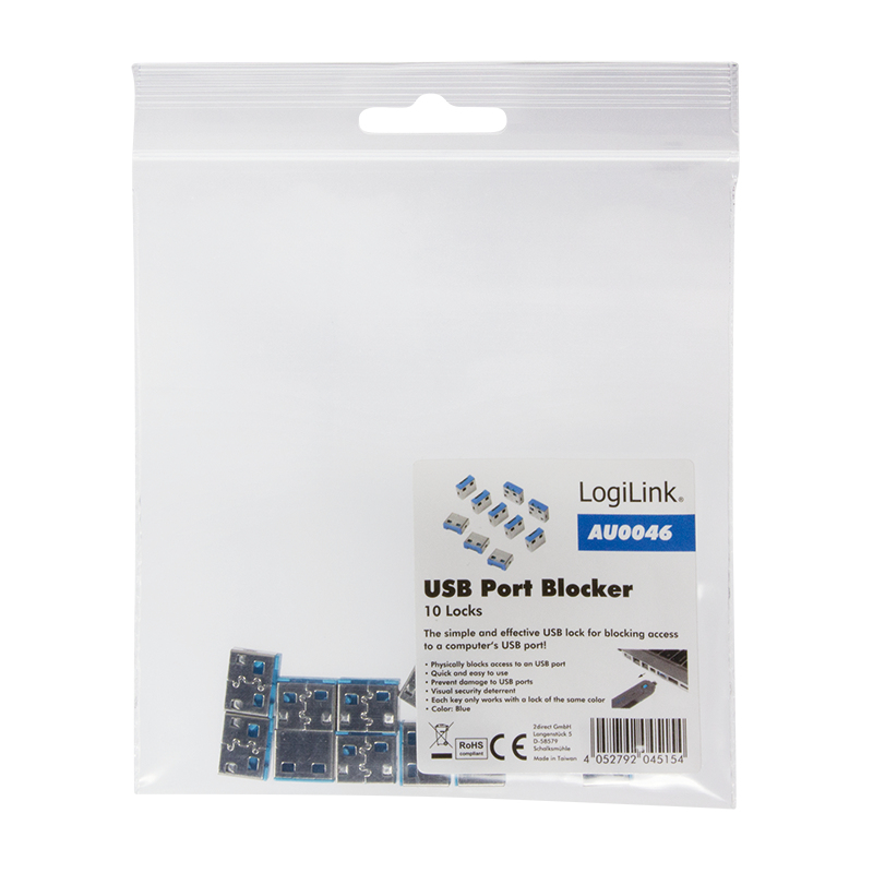 EU Product - USB-A-Port Schloss (10x Schl�sser) thumbnail