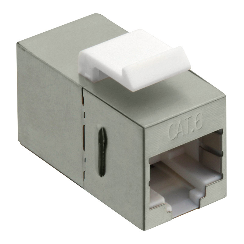 EU Product - Keystone Kupplung 2X RJ45 STP 14,5mm, Cat.6, Metall thumbnail