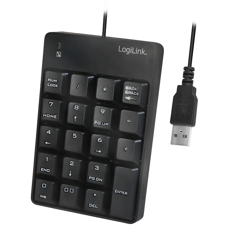 EU Product - Keypad mit USB-A Anschluss schwarz thumbnail