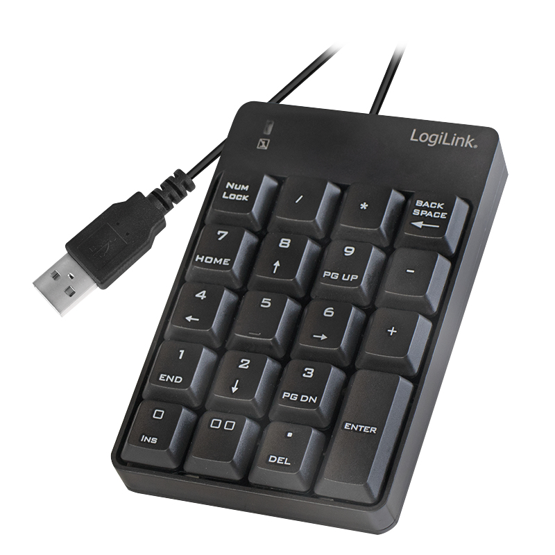 EU Product - Keypad mit USB-A Anschluss schwarz thumbnail