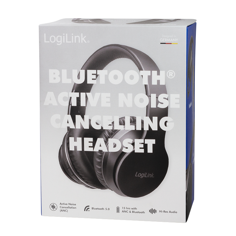 EU Product - Bluetooth Headset,Active-Noice-Cancelling,V5.0,schw thumbnail