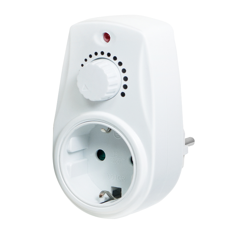 EU Product - Steckdosenadapter mit Dimmer wei� thumbnail