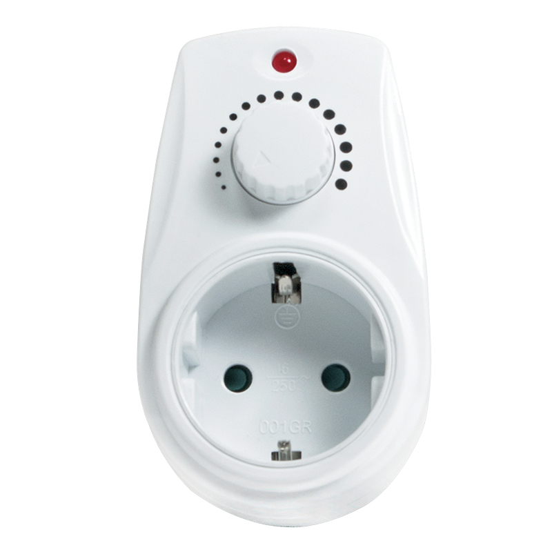 EU Product - Steckdosenadapter mit Dimmer wei� thumbnail