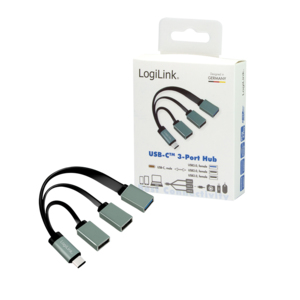 EU Product - USB 3.1 HUB 3-port Type-C Kabel HUB thumbnail
