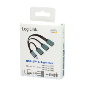 EU Product - USB 3.1 HUB 3-port Type-C Kabel HUB thumbnail