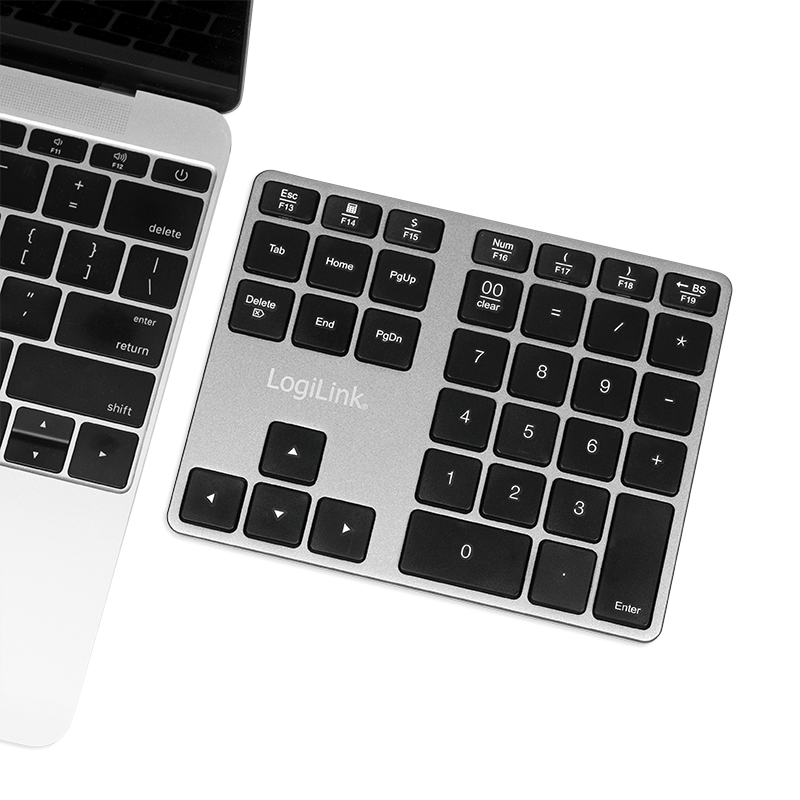 EU Product - Keypad Bluetooth, mit 35 Tasten, ALU, Space grau thumbnail