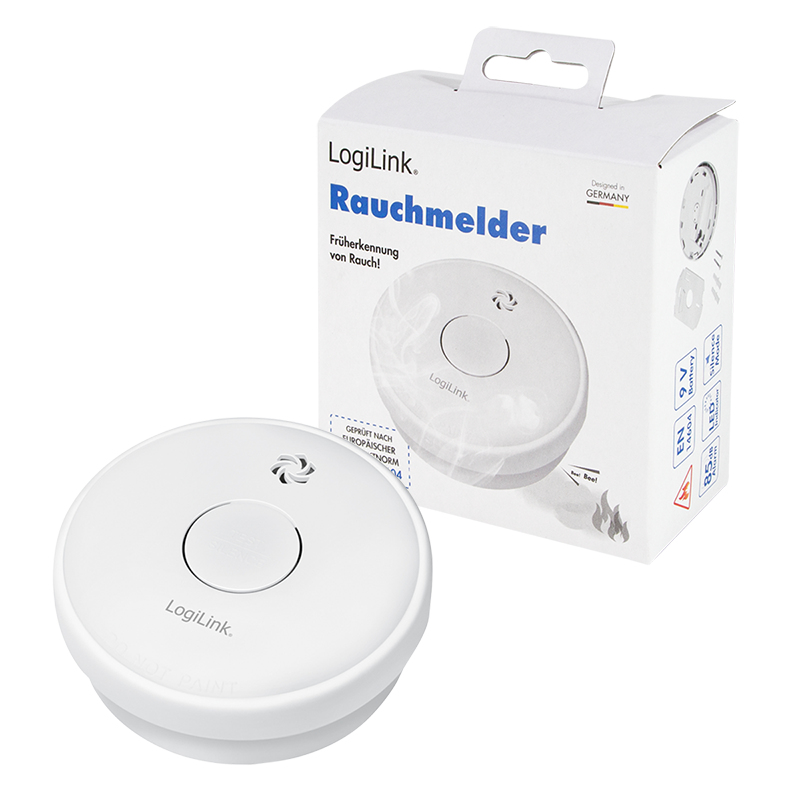 EU Product - Rauchmelder austauschbare 9V Batterie    wei� thumbnail