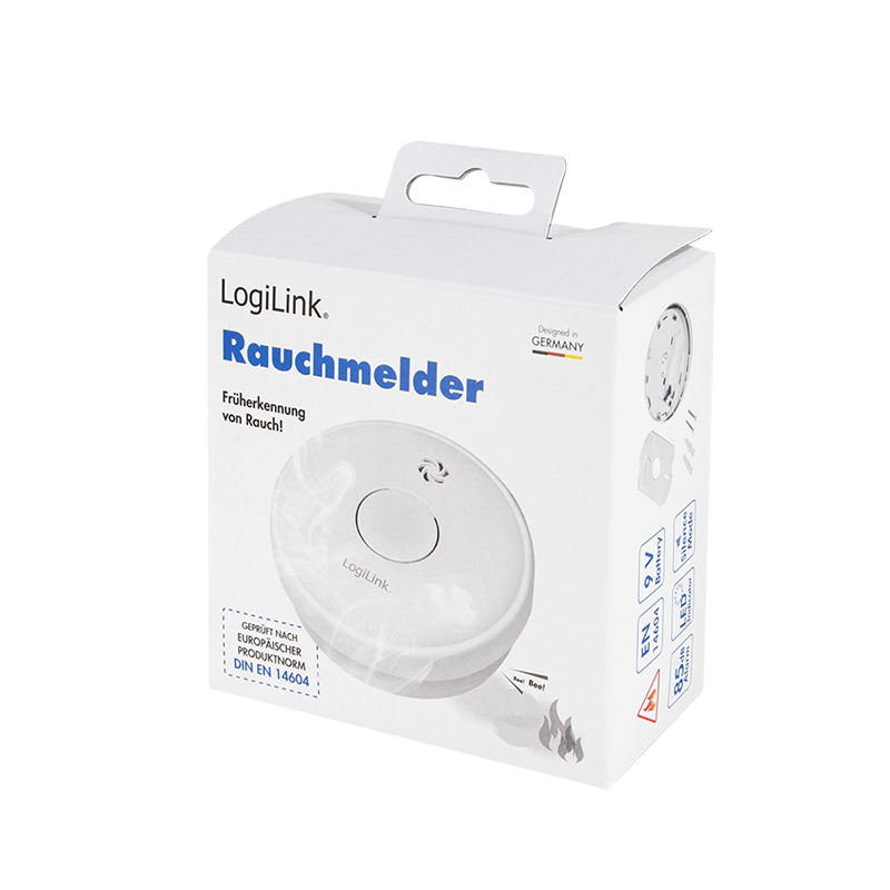 EU Product - Rauchmelder austauschbare 9V Batterie    wei� thumbnail