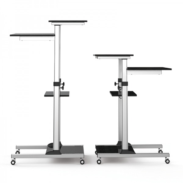 EU Product - BP0070 Compact and Rollable Standing Computer Workstation Silver/Black thumbnail