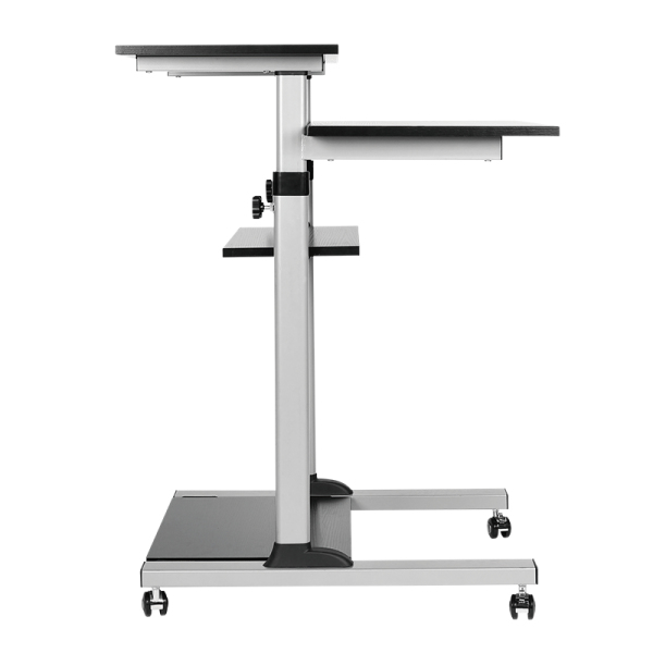 EU Product - BP0070 Compact and Rollable Standing Computer Workstation Silver/Black thumbnail