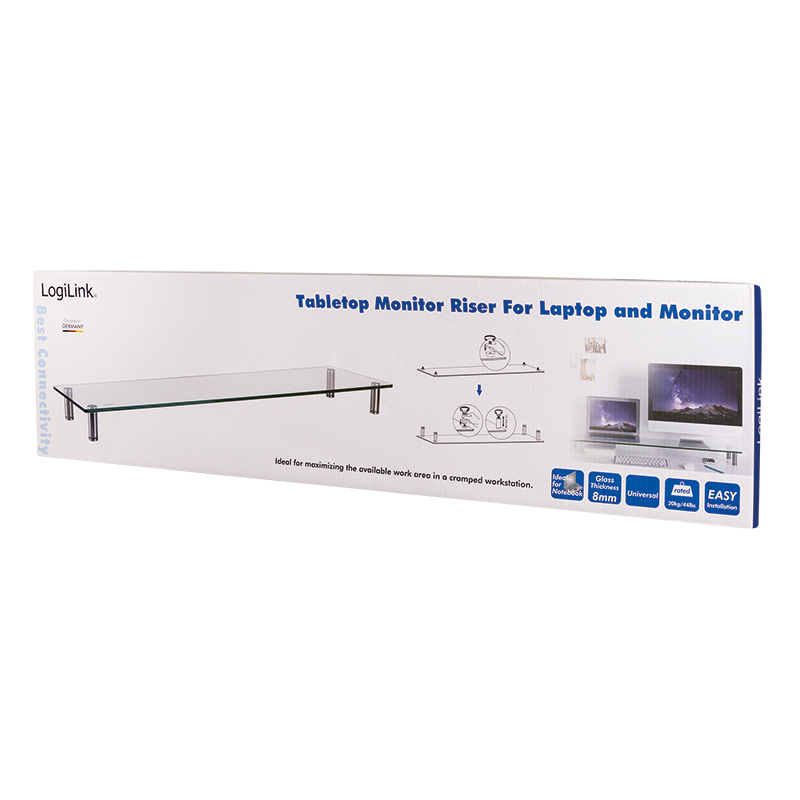EU Product - Monitorerh�hung/-Tisch aus Glas, extra breit thumbnail