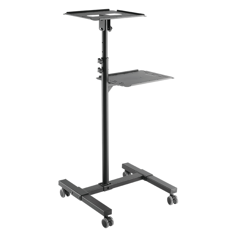 EU Product - Projektor/Laptop Wagen, verstellbar, Max.10KG, schw thumbnail