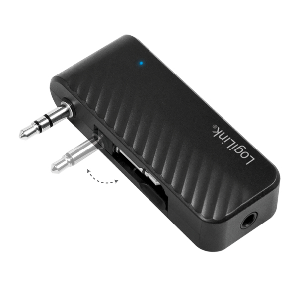 EU Product - Bluetooth 5.1 Audiosender, Reichweite bis 7m, schw. thumbnail