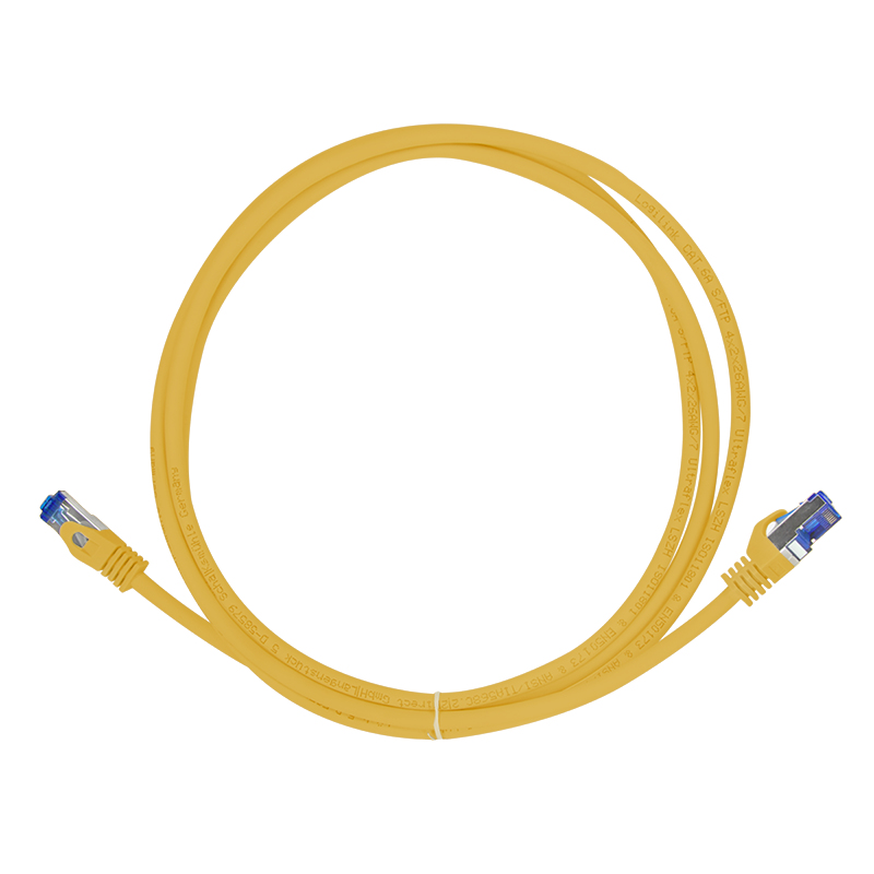 EU Product - Patchkabel Ultraflex, Cat.6A, S/FTP, gelb, 1 m thumbnail