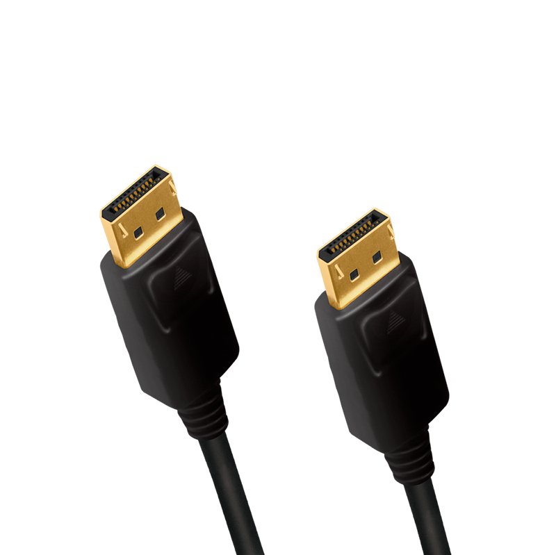 EU Product - DisplayPort 1.2 (ST-ST) 2m Anschlusskabel 4K 60Hz Schwarz thumbnail